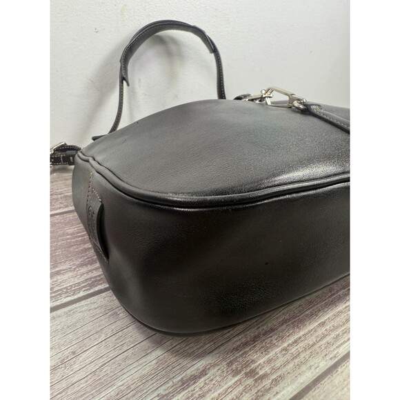 Vintage COACH Hamptons 7778 Hobo Clip Black Leather Stitching EXCELLENT - Picture 14 of 17